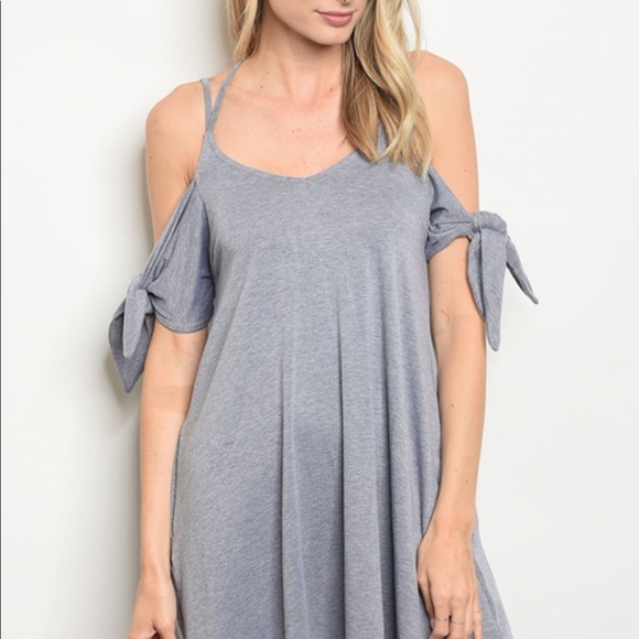 Santa Monica Pier tie detail jersey tunic dress. - Picture 4 of 4